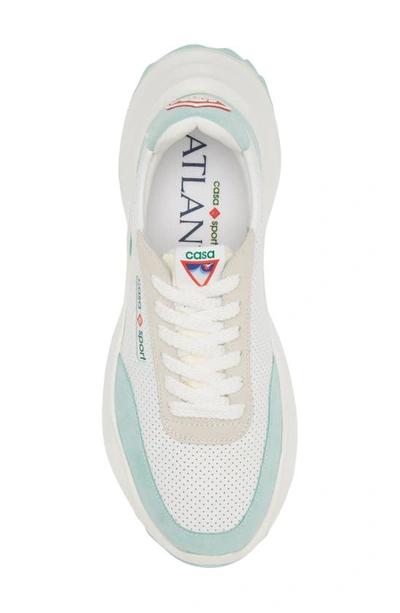 Shop Casablanca Atlantis Sneaker In White/ Mint