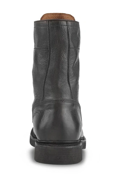 Shop Frye Dean Combat Boot In Black - Pallio