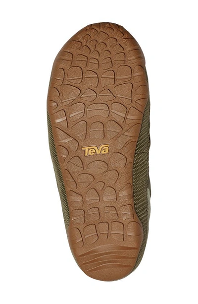 Shop Teva Reember Terrain Quilted Mid Slipper In Burnt Olive