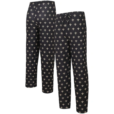 Shop Concepts Sport Black New Orleans Saints Gauge Allover Print Knit Pants