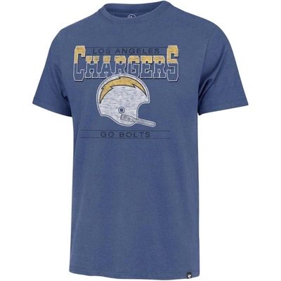 Shop 47 ' Powder Blue Los Angeles Chargers Time Lock Franklin T-shirt