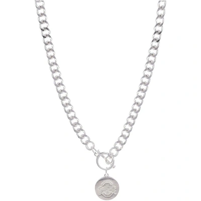 Shop Shelby & Grace Ohio State Buckeyes Ramsey Silver Necklace