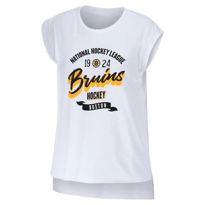 Shop Wear By Erin Andrews White Boston Bruins Domestic Tank Top