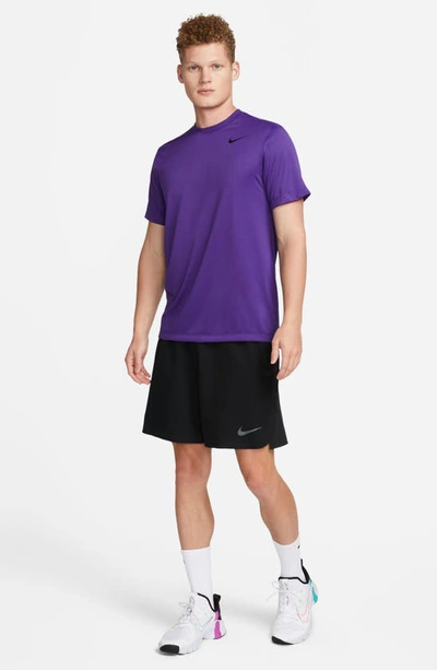 Shop Nike Dri-fit Legend T-shirt In Court Purple/ Black