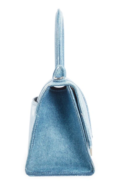 Shop Balenciaga Hourglass Top Hand S In Denim Blue