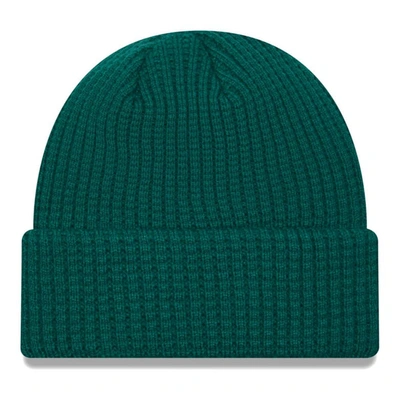 Shop New Era Green New York Jets Prime Cuffed Knit Hat