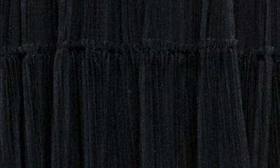 Shop Alice And Olivia Deena Pleated Maxi Dress In Black