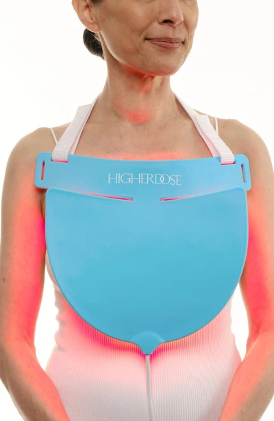 Higherdose Red Light Therapeutic Neck Enhancer In Blue