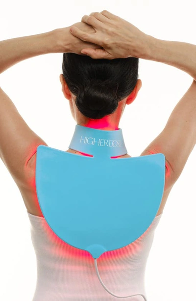 Higherdose Red Light Therapeutic Neck Enhancer In Blue