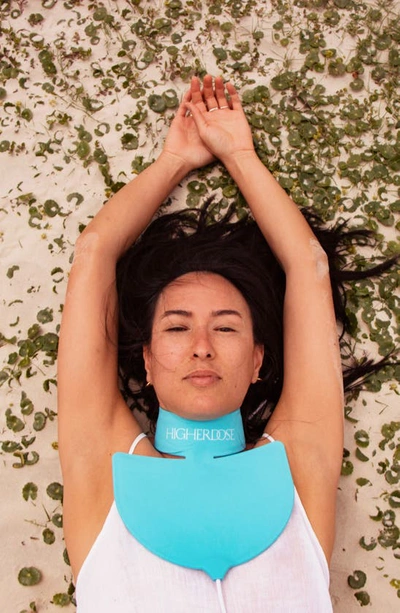 Higherdose Red Light Therapeutic Neck Enhancer In Blue