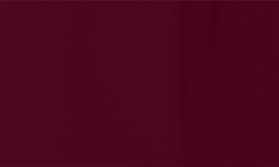 Betsy & Adam Plus Size Off-the-shoulder Scuba Gown In Bordeaux