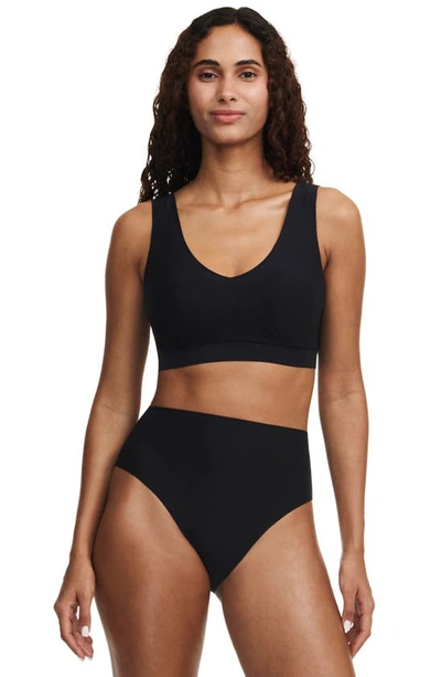 Chantelle Lingerie Soft Stretch High Cut Briefs In Black
