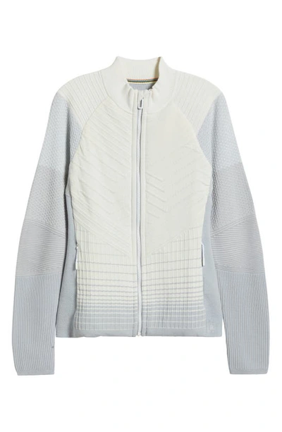 Shop Smartwool Intraknit Insulated Jacket In Winter White