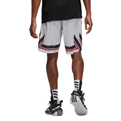 Shop Adidas Originals Adidas Gray Louisville Cardinals Swingman Aeroready Basketball Shorts In White