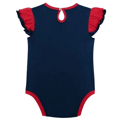 Shop Outerstuff Girls Infant Red/navy Washington Capitals Two-pack Training Bodysuit Set