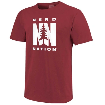 Shop Image One Cardinal Stanford Cardinal Alumni Nerd Nation Comfort Color T-shirt