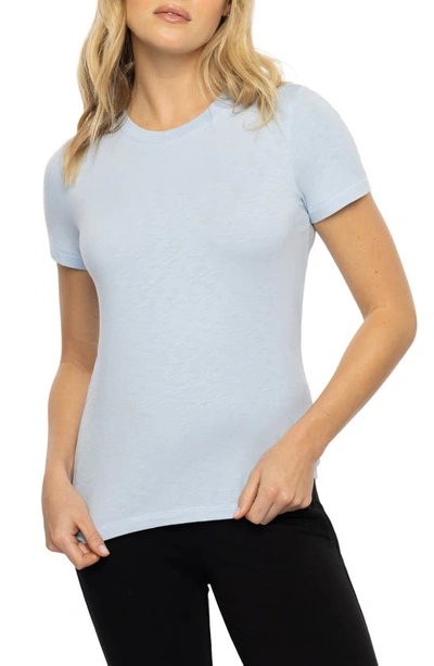 Shop Travismathew Cloud Crewneck T-shirt In Kentucky Blue