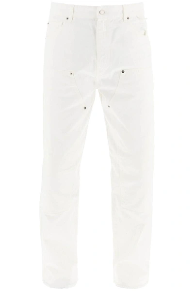 Shop Darkpark 'john' Carpenter Jeans In White