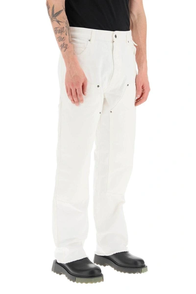 Shop Darkpark 'john' Carpenter Jeans In White