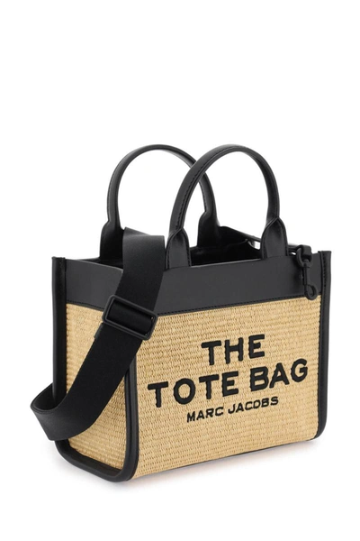 Shop Marc Jacobs 'the Woven Mini Tote Bag' In Multicolor