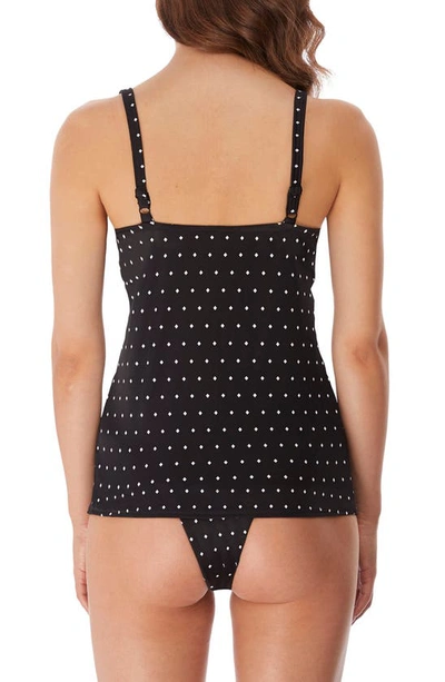 Freya Jewel Cove Underwire Tankini Top In Black