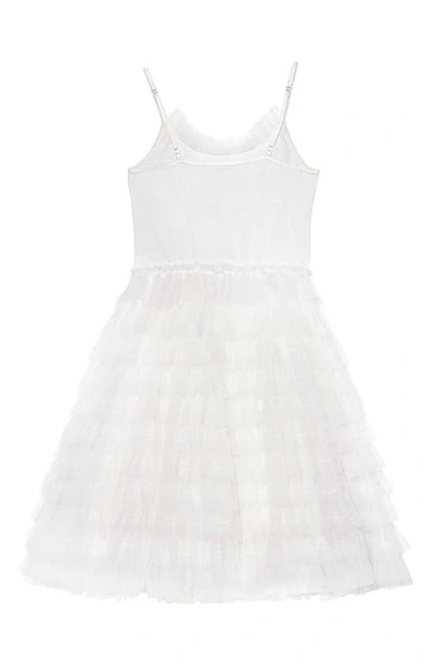 Shop Tutu Du Monde Kids' Dasher Imitation Pearl Tulle Party Dress In Milk