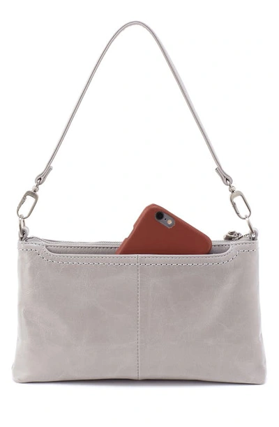 Shop Hobo Darcy Convertible Leather Crossbody Bag In Light Grey