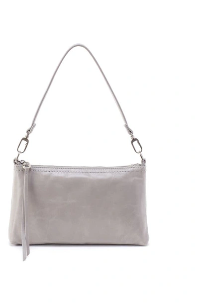 Shop Hobo Darcy Convertible Leather Crossbody Bag In Light Grey