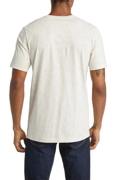 Shop Travismathew Warmer Tides Cotton T-shirt In Moonbeam