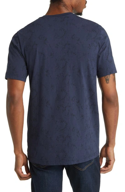 Shop Travismathew Warmer Tides Cotton T-shirt In Total Eclipse