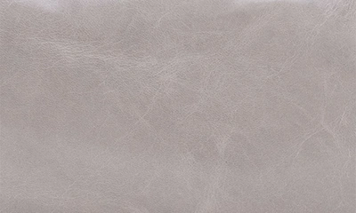 Hobo Lauren Leather Double Frame Clutch In Light Grey