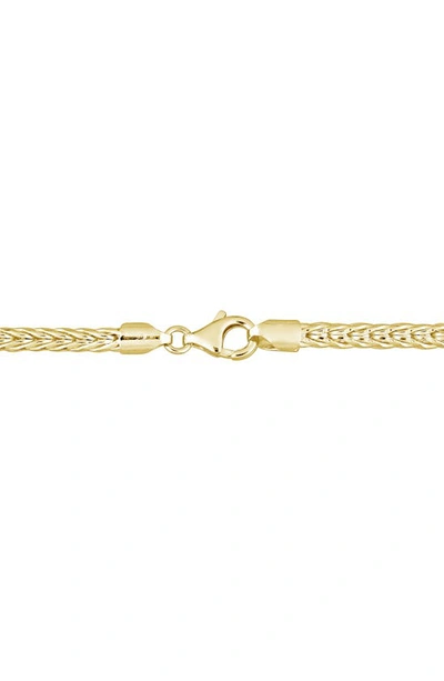 Delmar Foxtail Chain Bracelet In Yellow