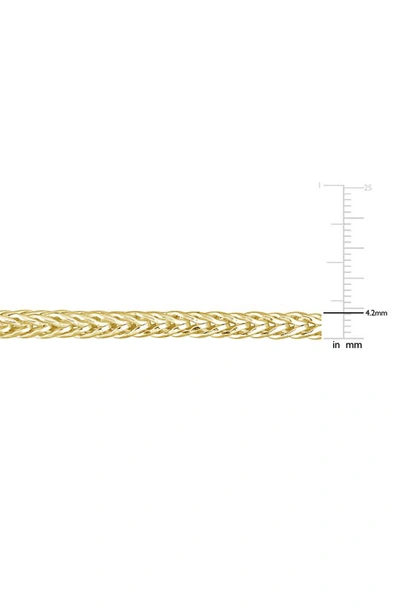 Delmar Foxtail Chain Bracelet In Yellow