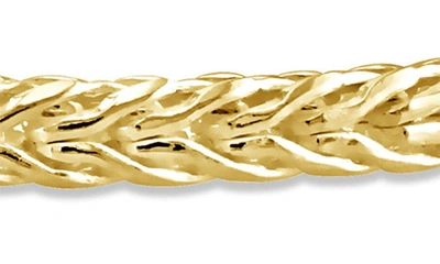 Shop Delmar Foxtail Chain Bracelet In Yellow