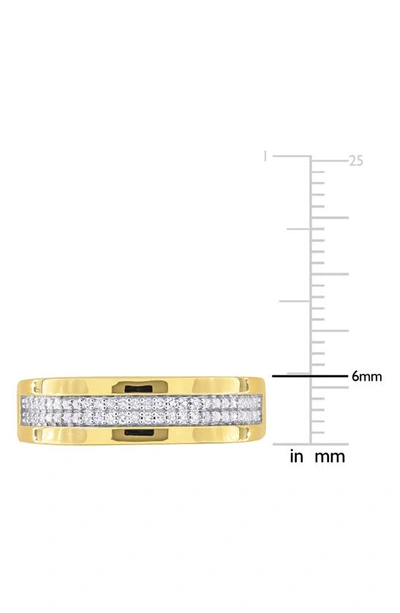 Delmar Diamond Band Ring In Yellow