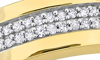 Shop Delmar Diamond Band Ring In Yellow