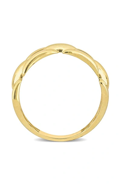 Shop Delmar 14k Gold Ring In Yellow