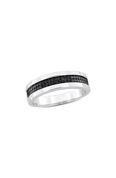 Shop Delmar Black Diamond Band Ring