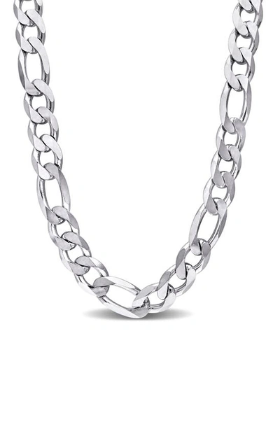 Shop Delmar Figaro Chain Necklace In Silver
