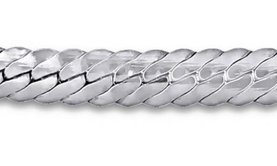 Shop Delmar Herringbone Bracelet In Silver