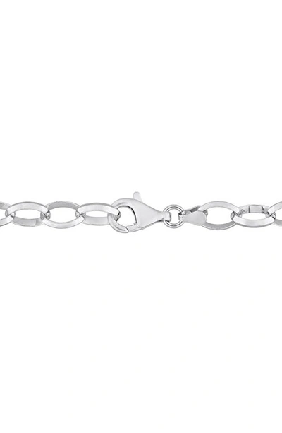 Delmar Rolo Chain Necklace In Silver