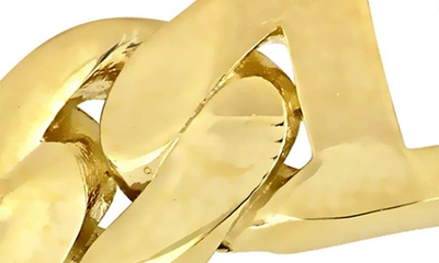 Delmar Interlocking Greek Key Ring In Yellow