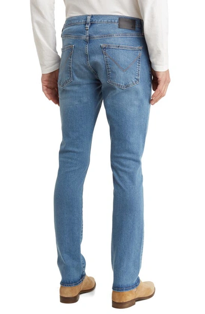 Shop John Varvatos Bowery Slim Straight Jeans In Medium Blue