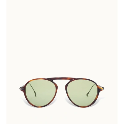 Shop Tod's Sunglasses In Green
