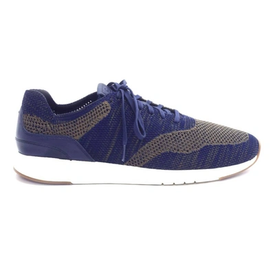 Shop Cole Haan Men's Grandpro Runner Shoes In Navy Peony/morel In Blue