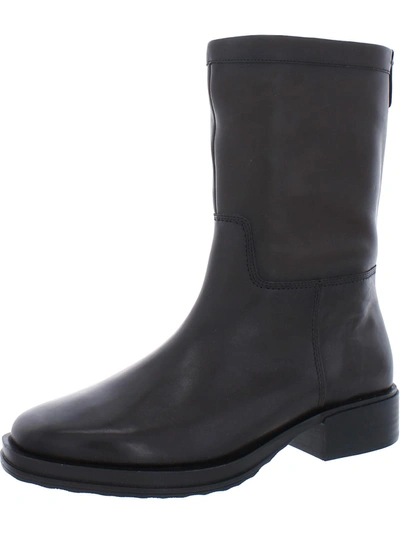 Shop Sarto Franco Sarto Womens Leather Square Toe Mid-calf Boots In Grey