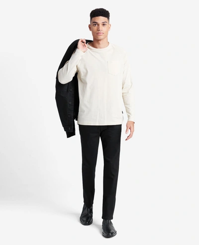 Kenneth Cole Slim-fit Recycled Stretch Denim Jeans In Watts - Black