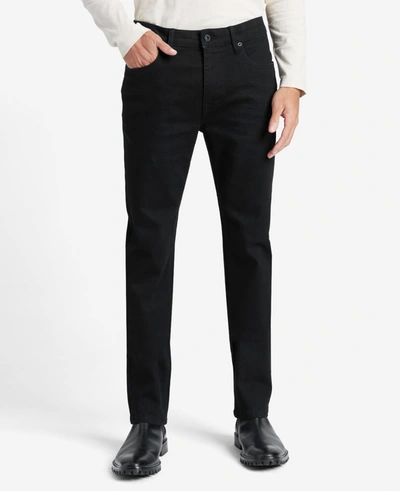 Kenneth Cole Slim-fit Recycled Stretch Denim Jeans In Watts - Black