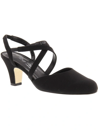 Shop Walking Cradles Caliente Womens Slip On Round Toe Heels In Black