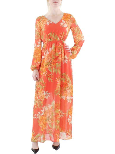 Shop Inc Womens Printed Long Maxi Dress In Multi